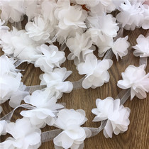 DIY Handmade Decoration Clothing Accessories White Snowspun Lace Solid Small Flowers Wedding Dresses Dresses Dress Accessories