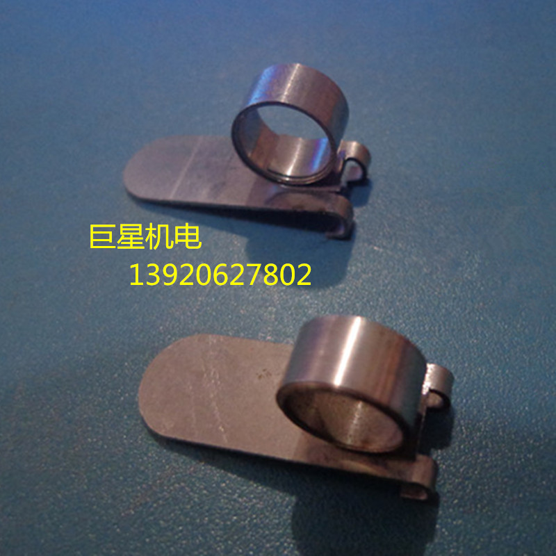 Imported motor transverse spring spring DC motor carbon brush spring carbon brush spring shape shape spring customization