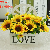 European wall hanging plastic flower basket pastoral style set home decoration ornaments wedding scene photography props