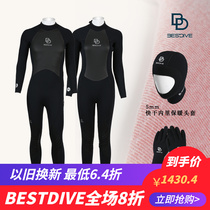 BESTDIVE subduction 5MM Fast dry Neri Super warm water lung diving clothes wetsuit Wetsuit Spot