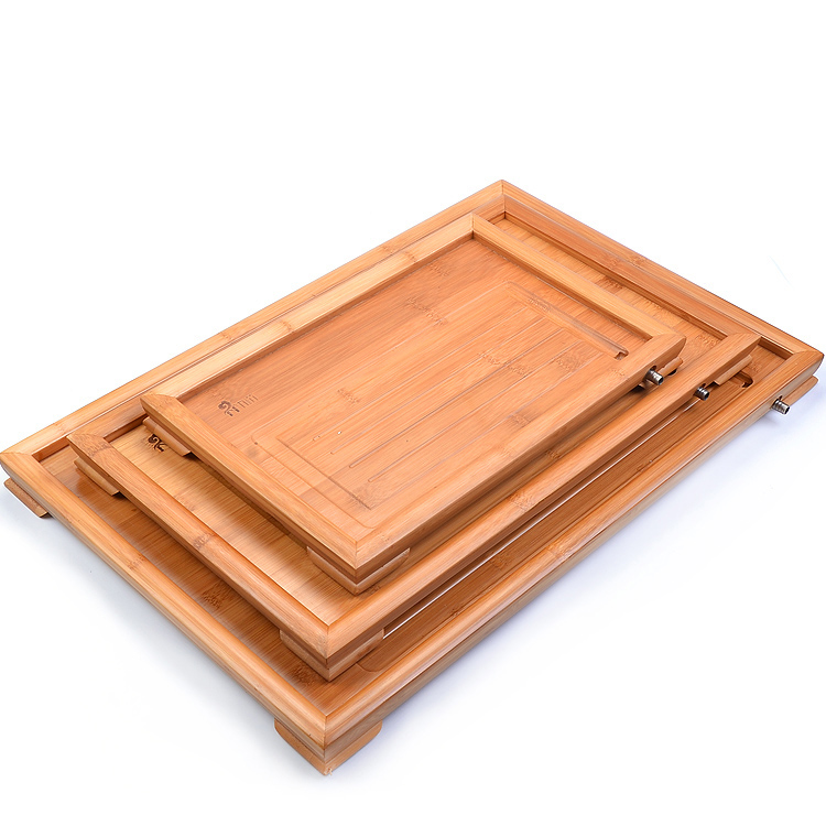 The Cloud is tasted household utensils bamboo tea tray bamboo sea plate drainage type tea big trumpet tray in the saucer