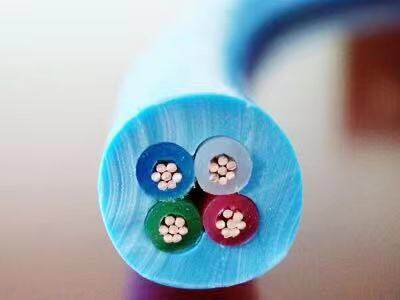 Mine communication flame retardant cable gas monitoring signal MHYVP1*4*7 0 12 0 28 0 37 043