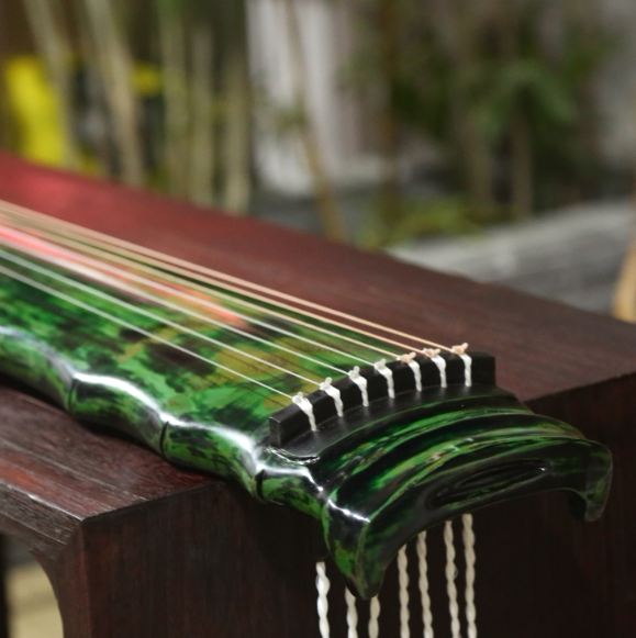 Chen Qin's Bamboo Festival Style Guqin Dark of the Bamboo Festival