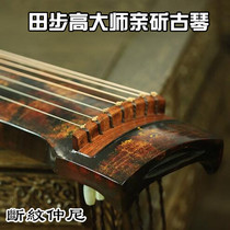  Tian Bu Gao Shiqin Guqin collection 100-year-old fir base plate Azusa wood color gold broken pattern Zhongni style