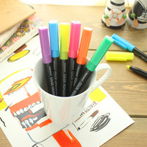 South Korea Muna Beauty Monami Fluorescent Pen Learning Note Scoring Pen Eye-catching Pen Marker Pen 06007