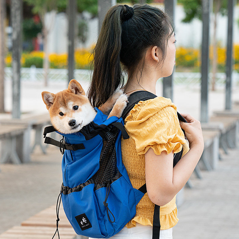 Pet backpack dog going out backpack dog bag Shiba Inu Corgi method fighting golden retriever portable small and medium large dog big dog