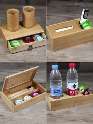 Retro homestay hotel dental box hotel disposable toiletries storage box bathroom dressing room box