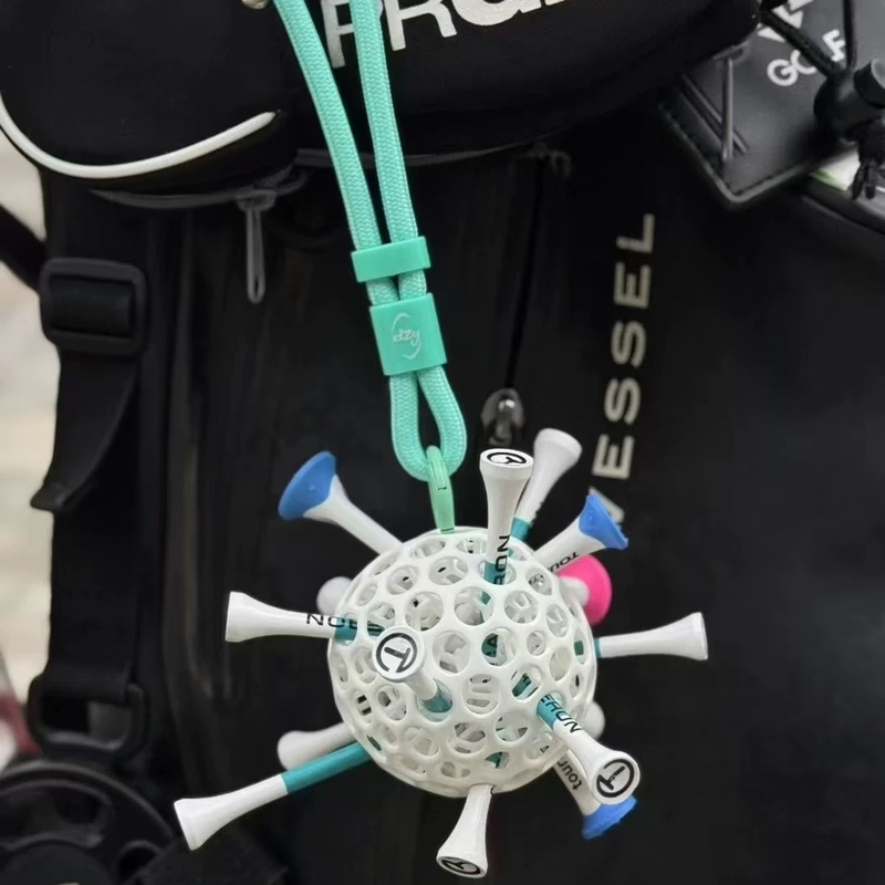 3D Golf Tee Holder Portable Elastic Odorless Eco-Friendly Colorful Golf Accessories Storage Tee Socket