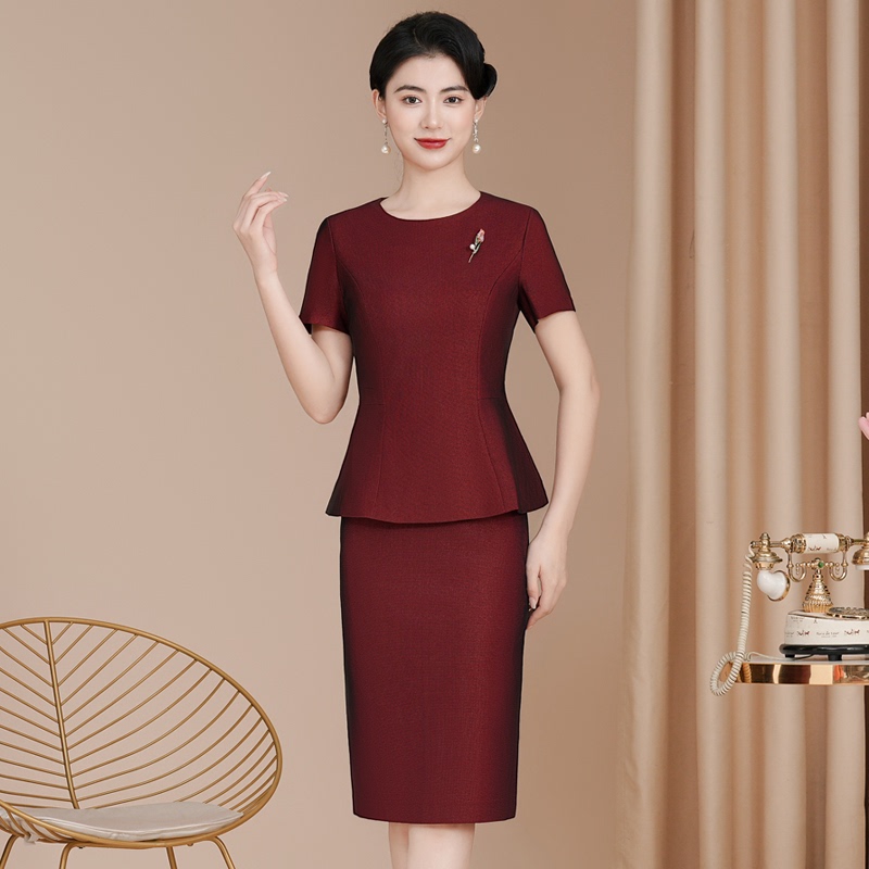 Wedding Mother-Of-The-Bride Outfit, Can Be Worn Casually, Wedding Attire, Summer Mother-In-Law Wedding Banquet Outfit, Two-Piece Set, Elegant Mother's Clothing