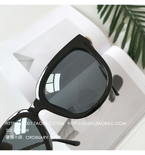 Kính râm nữ kính sao 2017 mới tròn cổ điển Kính râm nữ mặt tròn Kính retro Hàn Quốc mắt kính điện biên phủ