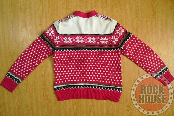 Vintage vintage retro modern hippie nostalgic British casual winter winter small stand-up collar sweater sweater