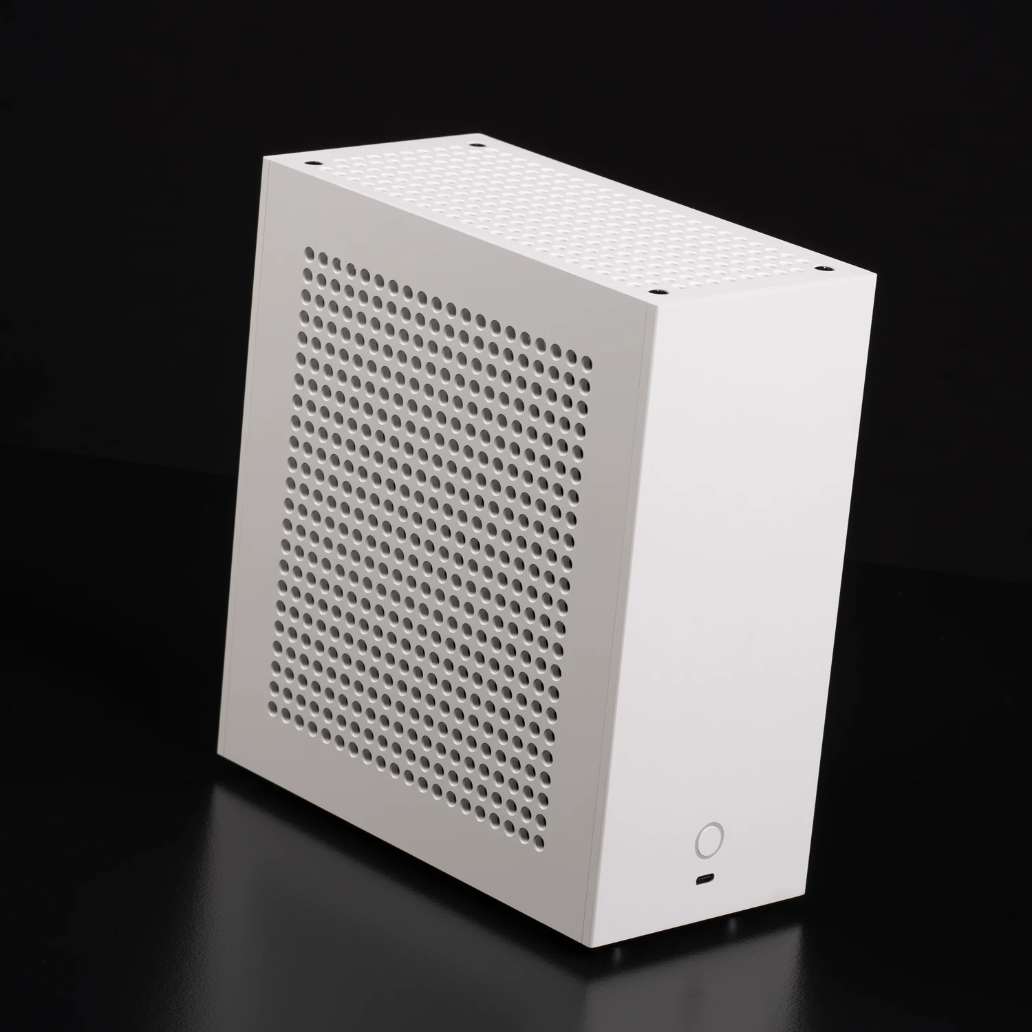 AKLLA A1 Все алюминиевые ITX шасси Blade Card шасси маленький 1U гибкий Leadtek полутонкое графическое шасси CNC шасси