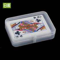 Rectangular playing card plastic box Card packaging box Parts and accessories Storage box Hardware tool box Component box