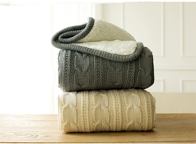 Đơn giản chăn sofa cashmere đan cashmere chăn giải trí điều hòa không khí chăn mền ngủ chăn xe chăn thoải mái chăn - Ném / Chăn