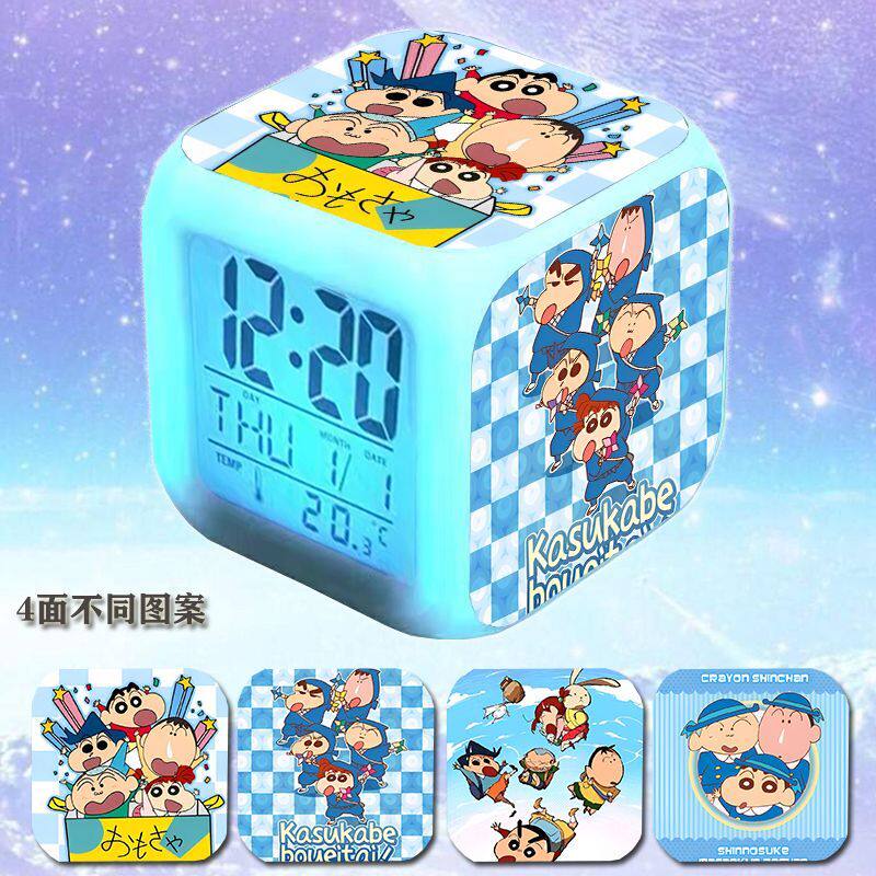 蜡笔小新闹钟测评:超大声闹铃+七彩小夜灯,学生宿舍必备_动漫水杯_淘宝游戏网