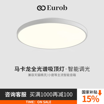 [15% National Subsidy]Full Spectrum Led Ceiling Light, Eye Protection, Modern Minimalist Design, Suitable for Room, Balcony, Triple Protection, Living Room, Bedroom Light