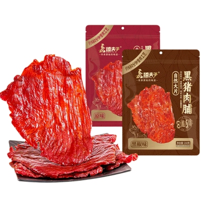 臻夫子原切大片猪肉脯靖江风味