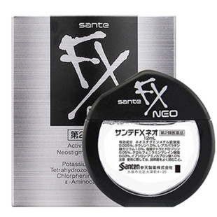 Santen/参天FX 清凉眼药水滴眼液干涩润眼日本滴眼液银装瓶 12ml
