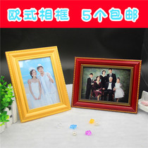 Hot sell solid wood European style photo frame Swing Terrace Movie children photo walls Full family Foodwriting True DIY Custom Dimensions