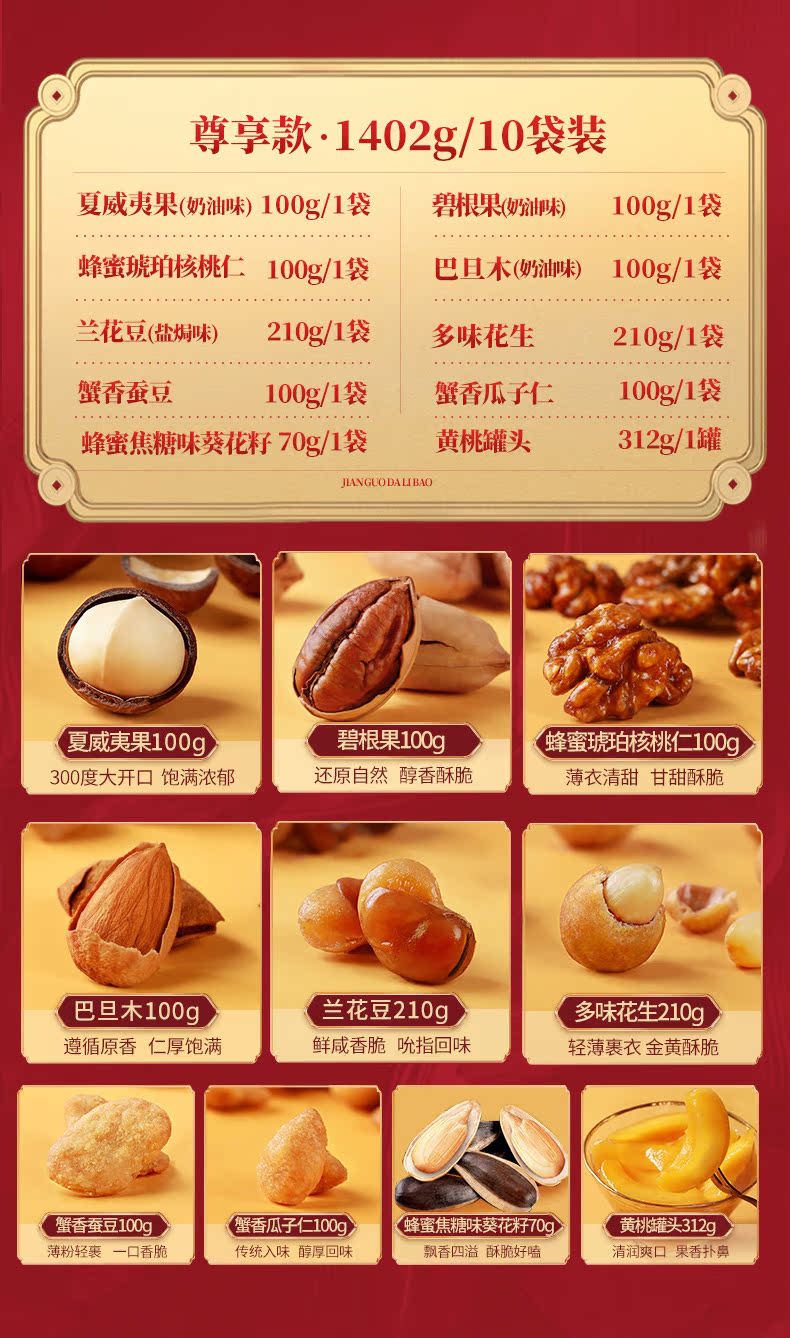 百草味 坚果年货大礼包 1612g 图6