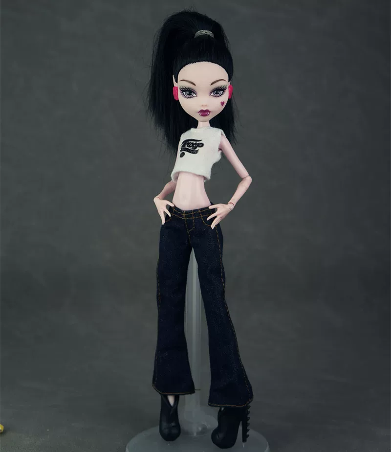 Манстер хай школьная кукла одежда, кэжуал одежда Monster High Monster Gausu вторая волна