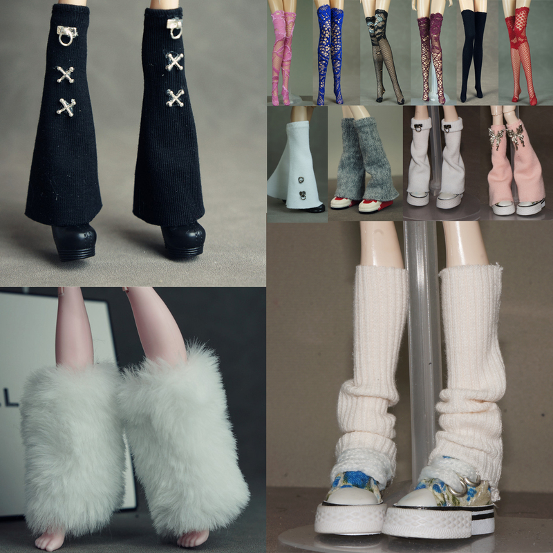 6-Inch Doll Socks, Multi-Jointed Doll Accessories, Toy Doll Socks, High-Leg Socks, Stockings, Clothing Matching