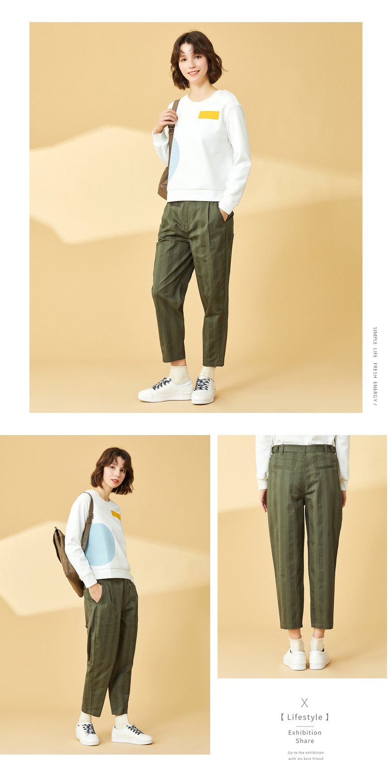 Mùa xuân 夕 / GMXY2019 sản phẩm mới dày quần skinny mỏng phiên bản rất Hàn Quốc của quần harem rộng chín quần - Quần Harem quần nhung dài nữ