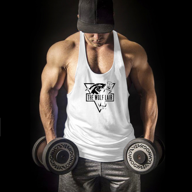 Áo vest thể dục nam kiểu cotton thể hình lỏng lẻo rèn luyện thể thao cơ bắp chó mùa hè gợi cảm không tay áo vest - Áo vest cotton các loại áo ba lỗ nam