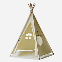 Japan sifflus creative portable indoor childrens tent parent-child playhouse beige white imported home