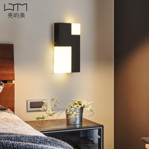 LED Nordic modern simple bedside lamp fashion living room wall lamp ceiling wall lamp warm aisle wall lamp bedroom