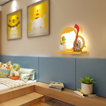 Simple modern bedroom wall lamp can be set cartoon style creative childrens room lamp combination ceiling lamp bedside lamp