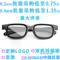 3d glasses cinema purchase special universal RD myopia glasses clip Real3d circularly polarized light polarized three-dimensional eyes