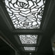 Carved board hollow ceiling pvc partition living room aisle corridor porch through lattice screen Chinese style decoration