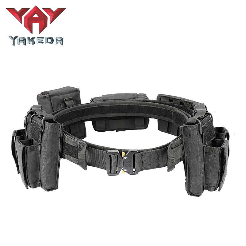 Jacoda Outdoor Molle Tactical Belt Suit Multifunction Combination Patrol Waist Seal Nylon Detachable Adjustment