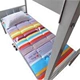 Nệm sinh viên đơn 0,9 ký túc xá 90 × 190cm đệm lót có thể gập lại 1.0m giường ngủ chống ẩm giường