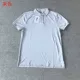 Gia công không trở lại mà không thay đổi vải lưới nam áo thun nam tay ngắn T-hem chia đôi màu rắn hoang dã