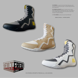 Boxing Shoes for Men and Women, Filtered, Ultra-Light, Waterproof, Training, Fitness, Squatting, Sparring, Fighting, Trendy Mid-Short Boots