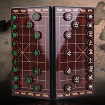 Genuine small gift folding multifunctional high school students portable chess magnetic backgammon Foundation