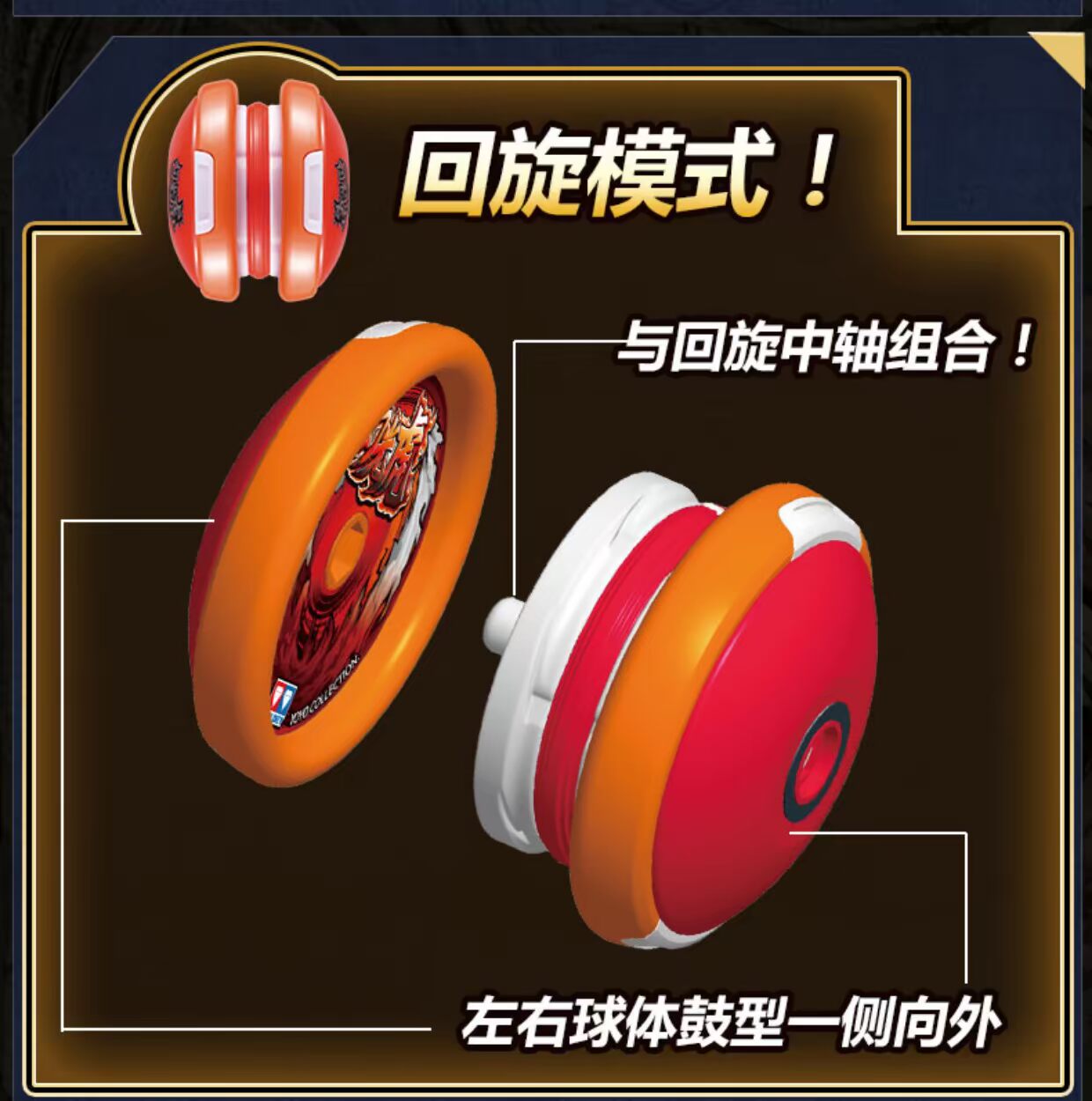 Máy khoan đôi Audi Hỏa lực vị thành niên King 6 biến dạng bùng binh Yo-Yo Mirage Tiger White Night Dragonfly Shadow Lion S Yo-Yo đồ chơi cho bé trai 1 tuổi