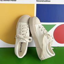 Small crowddesign 100 Lap Sails Shoes Men Low Help Round Trend Board Shoes ins Han Edition Thick Bottom Casual Mens White Shoes