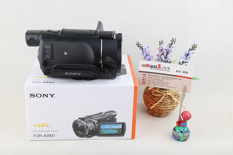 Sony Sony FDR-AX60 du lịch trong nước đám cưới chuyên nghiệp 4K HD ghi camera video kỹ thuật số - Máy quay video kỹ thuật số máy quay vlog 2020