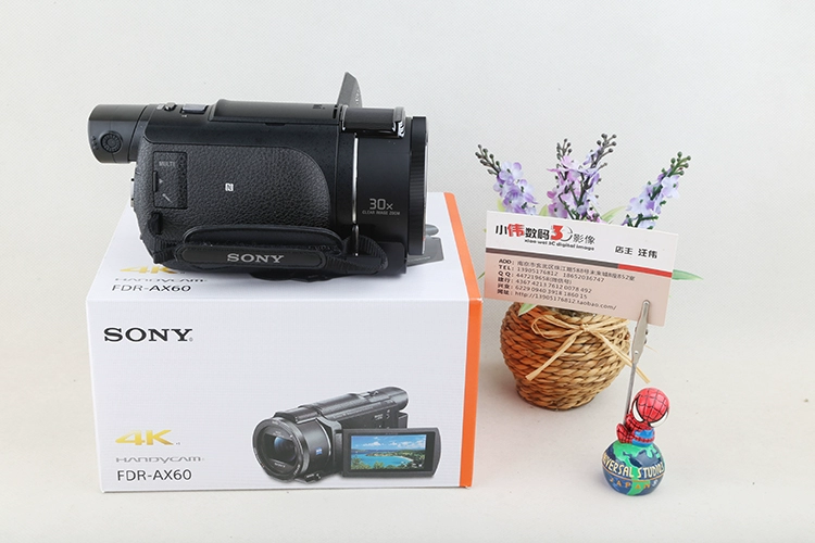 Sony Sony FDR-AX60 du lịch trong nước đám cưới chuyên nghiệp 4K HD ghi camera video kỹ thuật số - Máy quay video kỹ thuật số