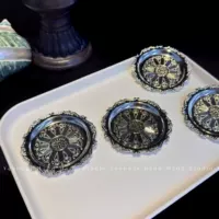 Металлический, серебряный, 7.5см