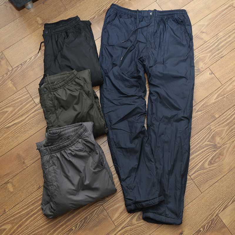 All - plus cotton trousers in winter slip, light warm sports tight wind and anti - thrust water and loose middle - aged pants