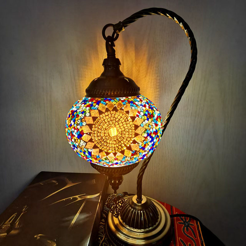 Bohemian Retro Exotic Bedside Living Room Turkish Table Lamp Bedroom Bar Coffee Restaurant Decorative Small Table Lamp Bohemian Retro Exotic Bedside Living Room Turkish Table Lamp Bedroom Bar Coffee Restaurant Decorative Small Table Lamp