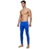 Quần legging nam đơn mảnh màu rắn thanh niên eo thấp quần dài gợi cảm retro hai thanh quần ấm áp quần thủy triều quần giữ nhiệt đá bóng Quần nóng lên