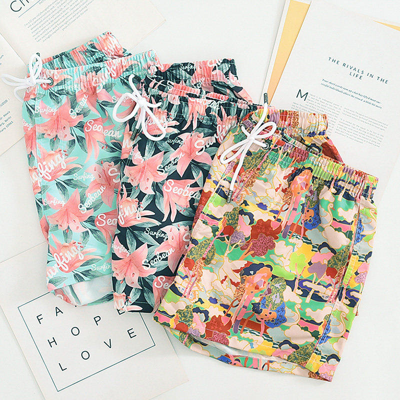 Летние пляжные спортивные штаны для спортзала, быстросохнущие шорты, для бега 