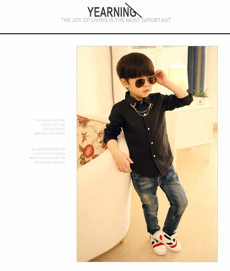 Chemise garcon à manche longue - Ref 2074151 Image 19