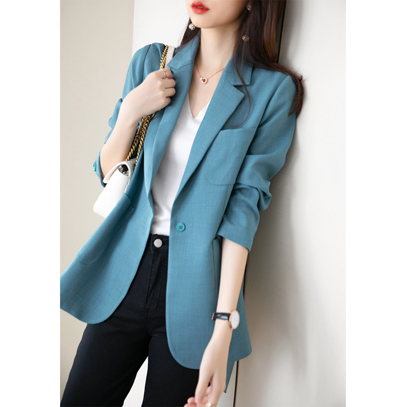 Faahiono professional suit jacket women's spring 2022 new loose casual temperament ladies small suit jacket