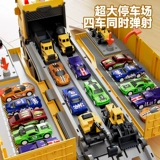 Детский металлический грузовик, транспорт, игрушечная машина, набор для мальчиков